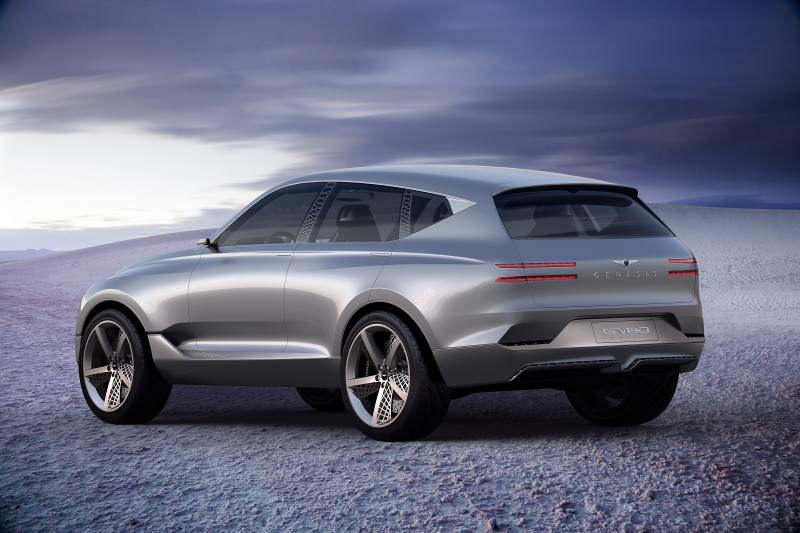 Illustration for article titled The Luxurious Genesis GV80 SUV Concept Runs On Magic Or Some Shit